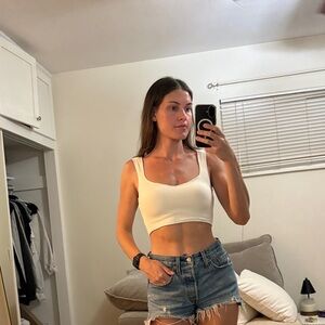 Elegant White Crop Top for Women